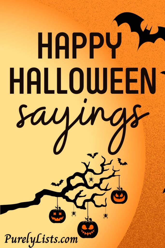 Happy Halloween Sayings