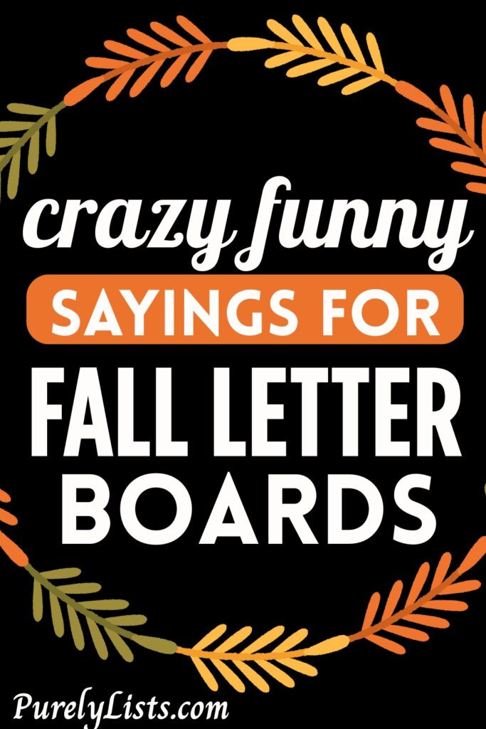 funny fall letter board quotes and sayings