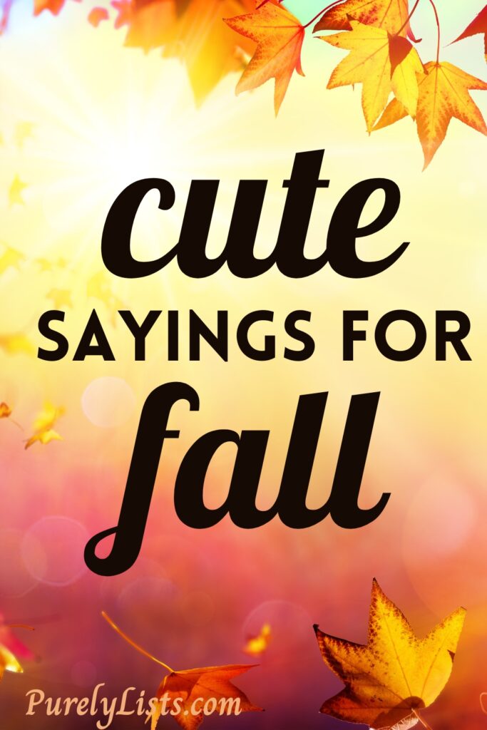 hello fall sayings