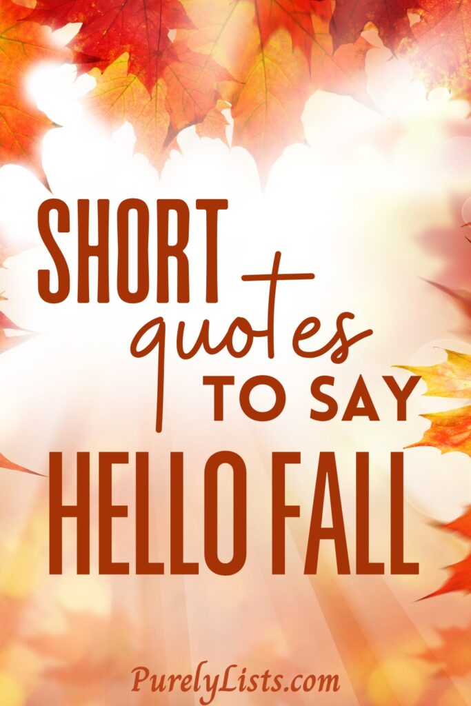 Short fall quotes
