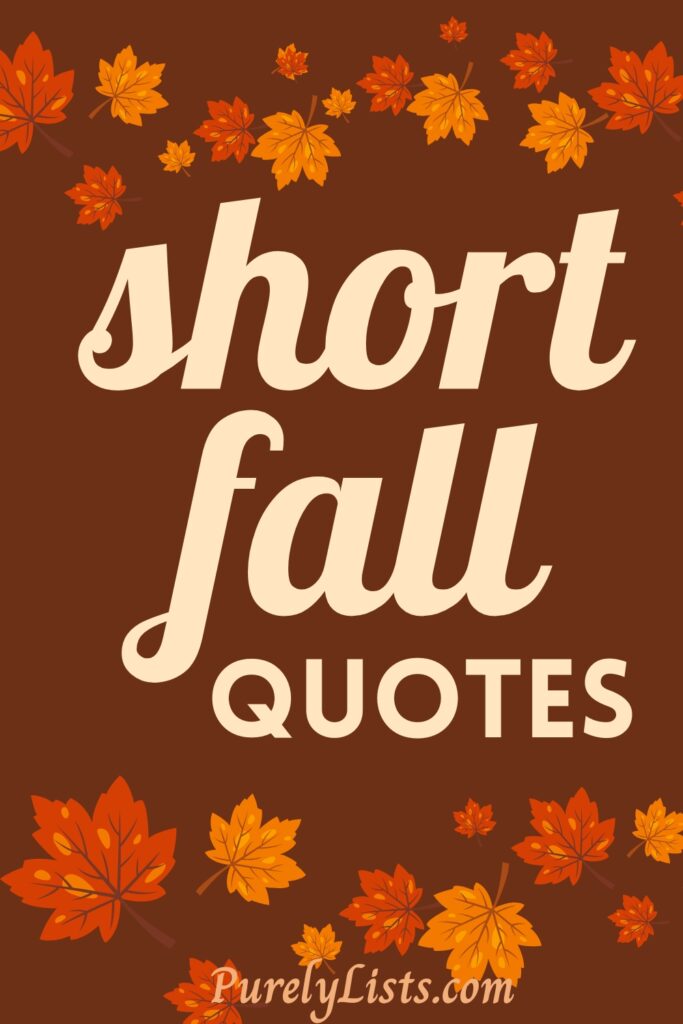 Short fall quotes