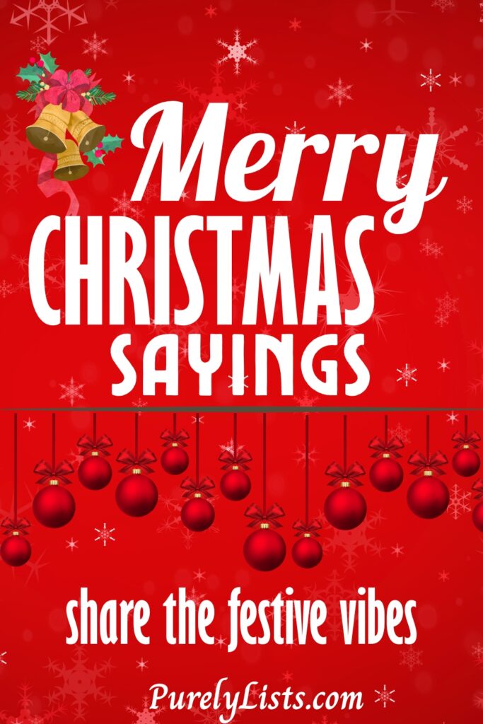 Merry Christmas Sayings