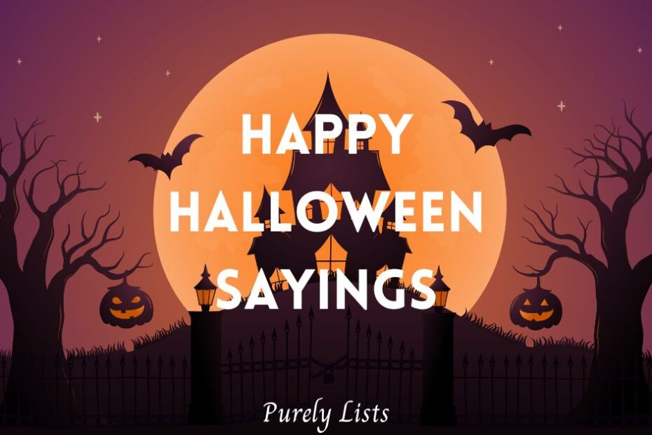 Happy Halloween Sayings