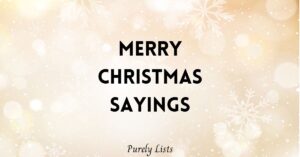 Merry Christmas Sayings