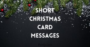 Short Christmas card messages