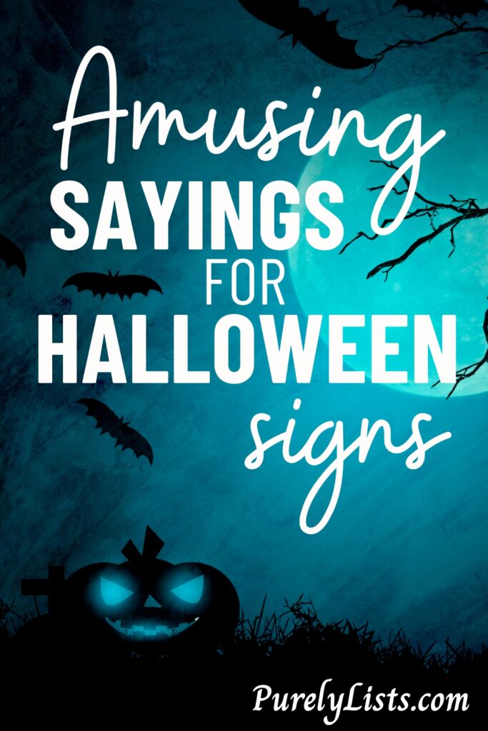 Funny Halloween Sayings