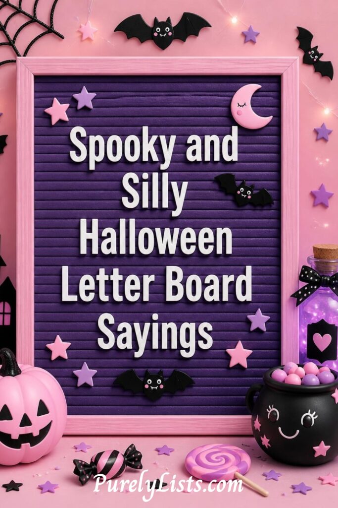 Funny Halloween Letter board Quotes