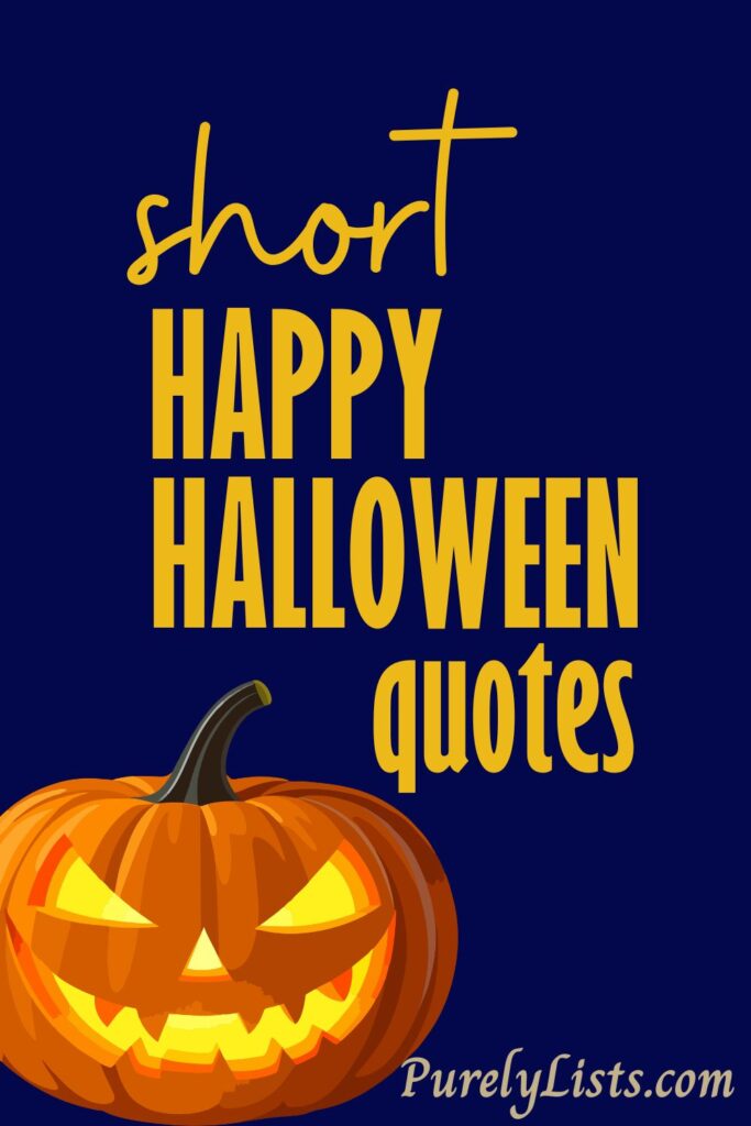 short halloween quotes