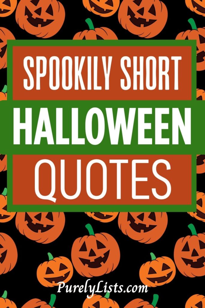 short halloween quotes