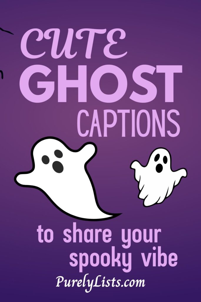 Halloween Ghost captions for Instagram