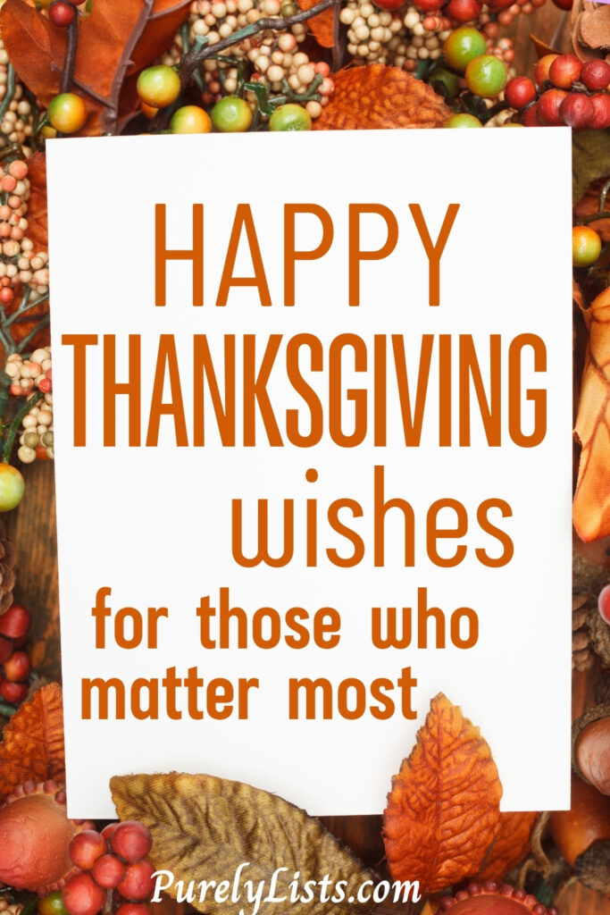 Happy Thanksgiving Wishes