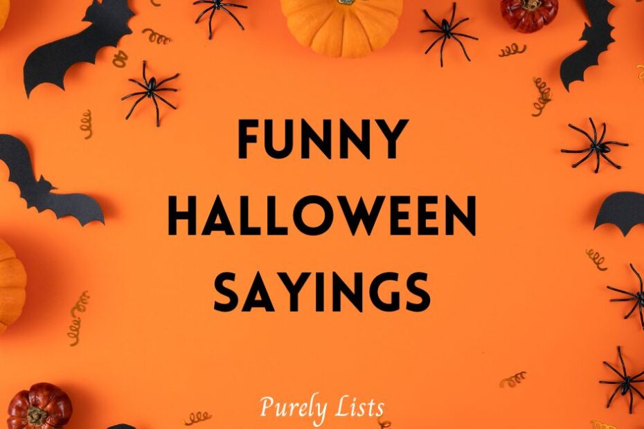 Funny Halloween Sayings