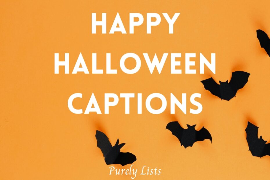 Happy Halloween captions