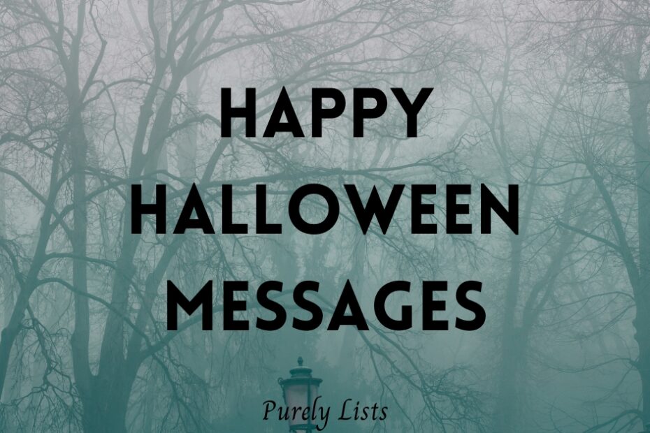Happy Halloween messages