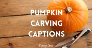Pumpkin carving captions