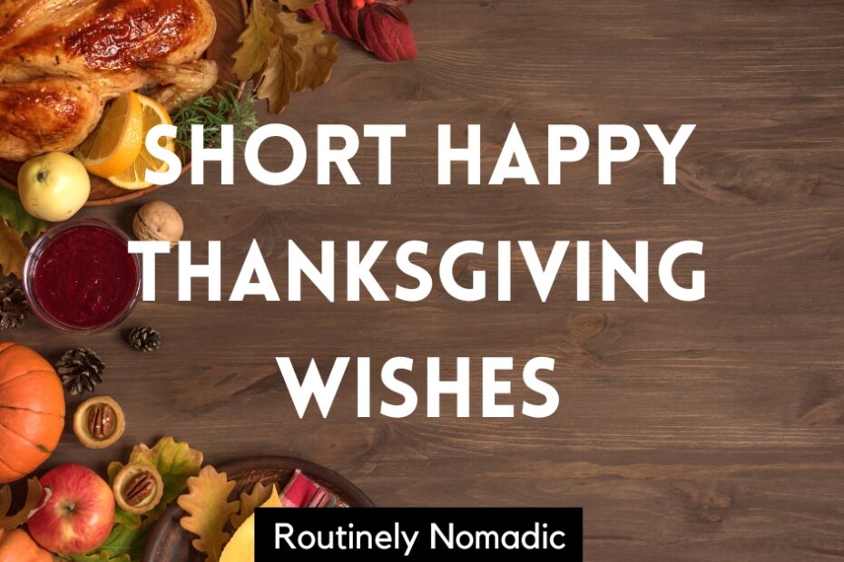 Short Happy Thanksgiving Messages