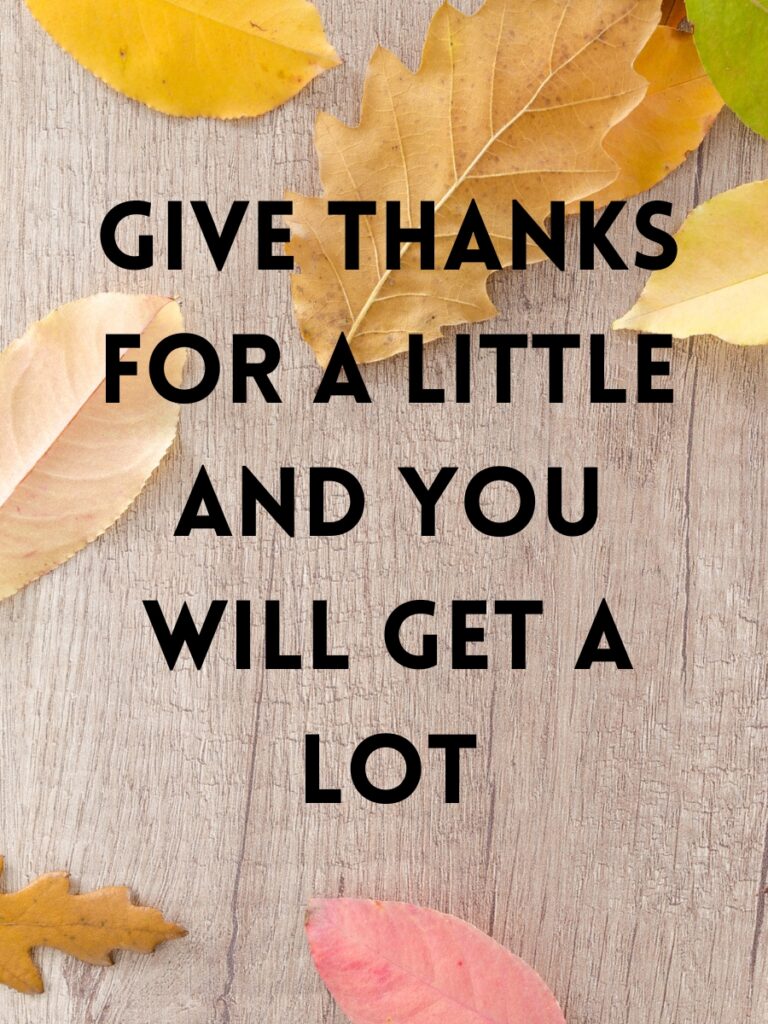 Thanksgiving captions