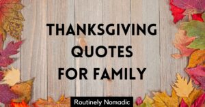 Thanksgiving Quotes for Family