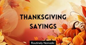 Thanksgiving Sayings