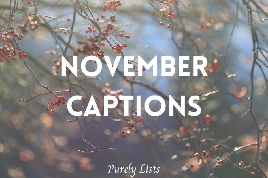 November captions