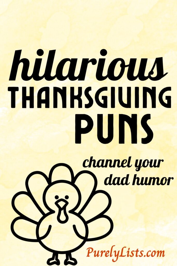 Funny Thanksgiving Puns for captions