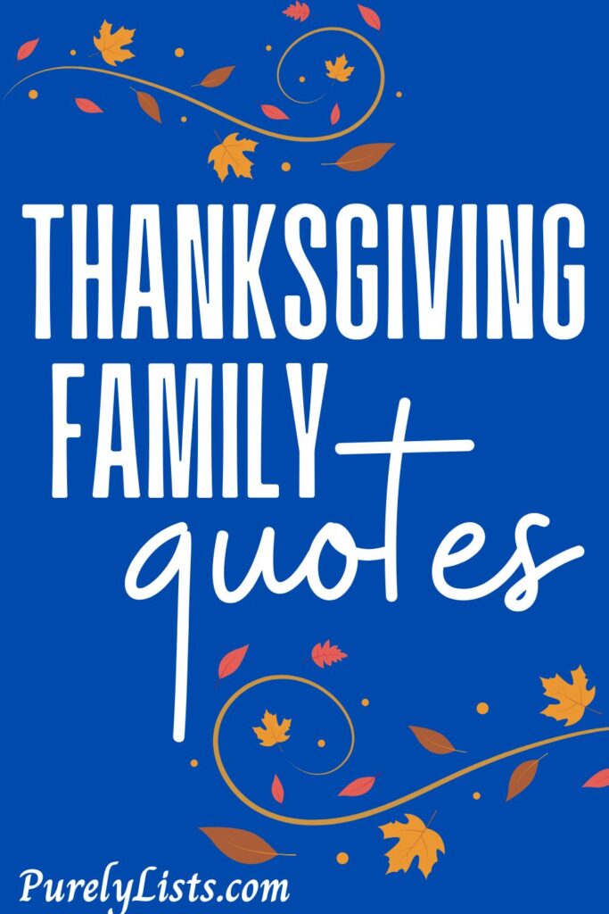 Happy THanksgiving Quotes for Family